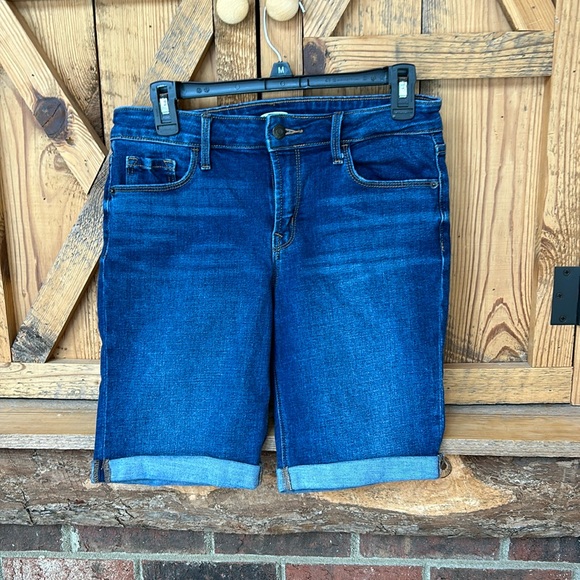 Old Navy Pants - Juniors/girls Bermuda Jean cuffed shorts.